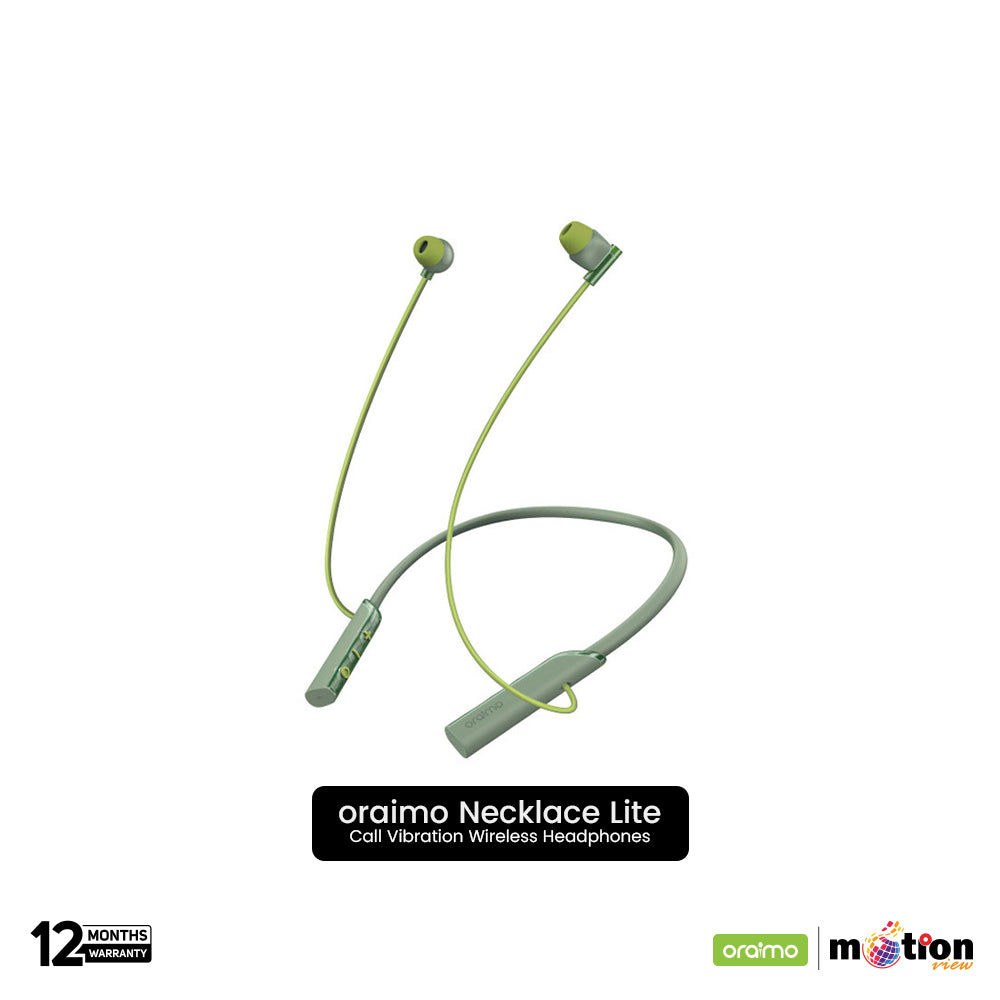 Oraimo OEB-311 Necklace Lite ENC Wireless Headphone - Green