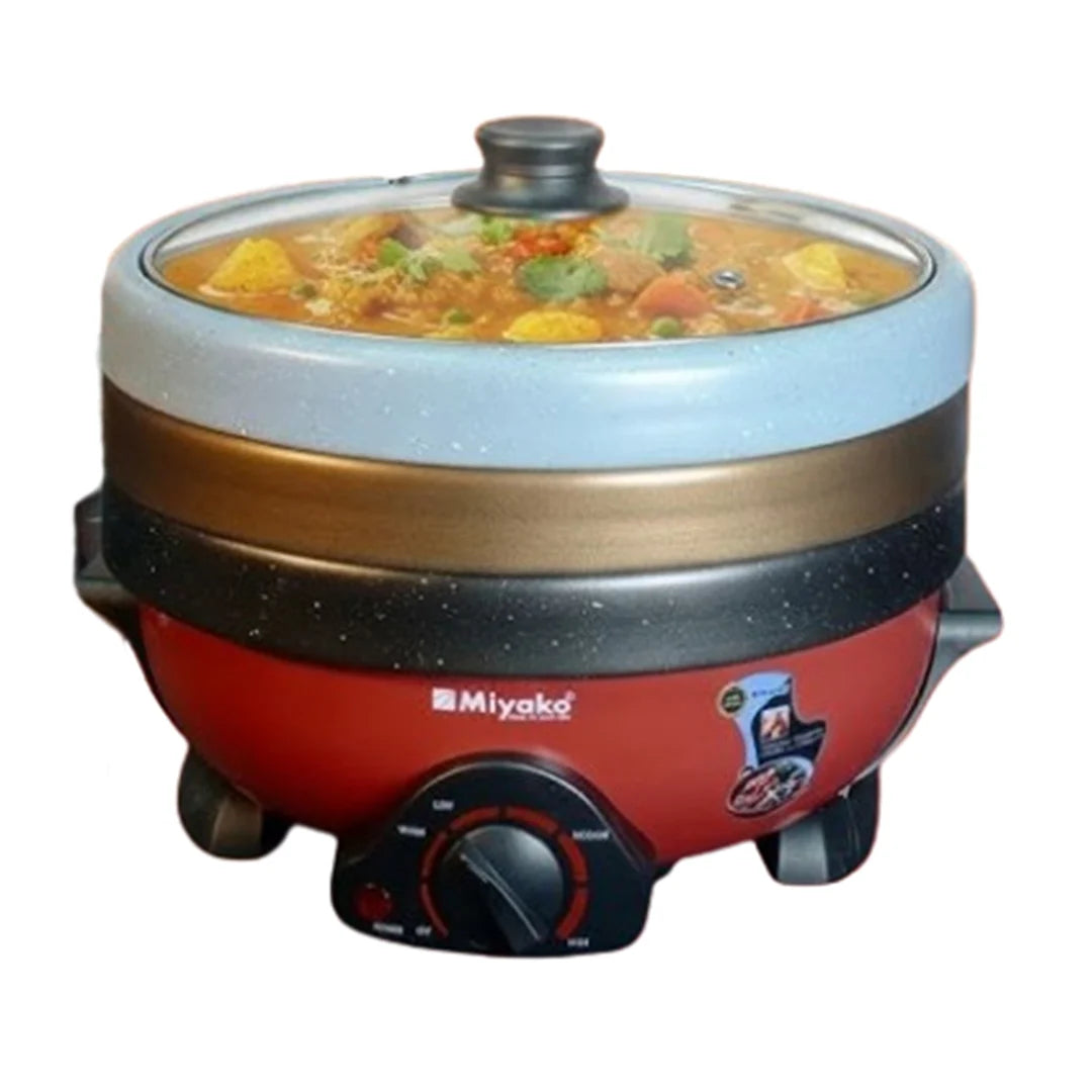 Miyako MC-400T Electric Curry Cooker Double Pot - 3.5 Liter