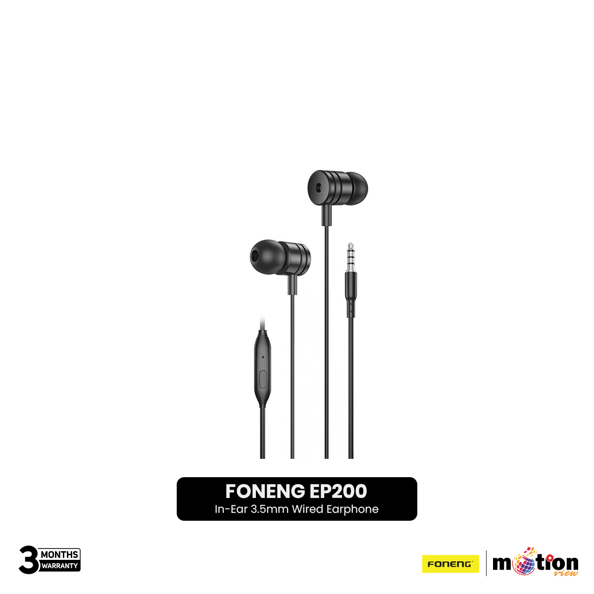 FONENG EP200 In-Ear 3.5mm Wired Earphone - Default Title