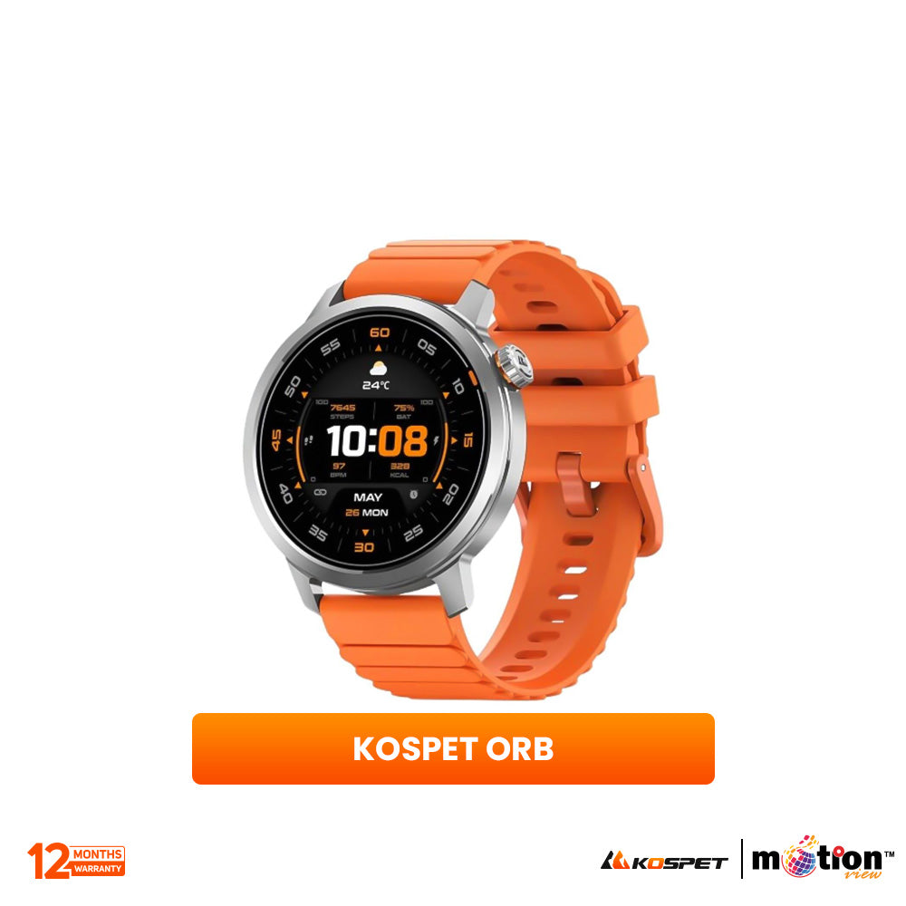 Kospet ORB 1.43" AMOLED With IP68 BT Calling Smart Watch - Silver