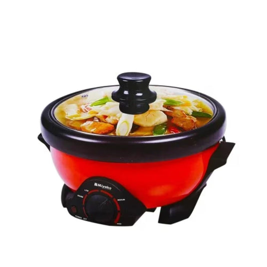 Miyako MC-500D Double Pot Multi cooker, Electric Curry Cooker - 5.5 Liter