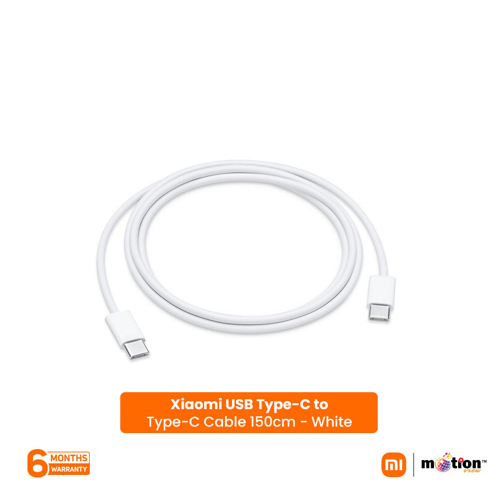 Xiaomi USB Type-C to Type-C Cable 150cm - White - Default Title