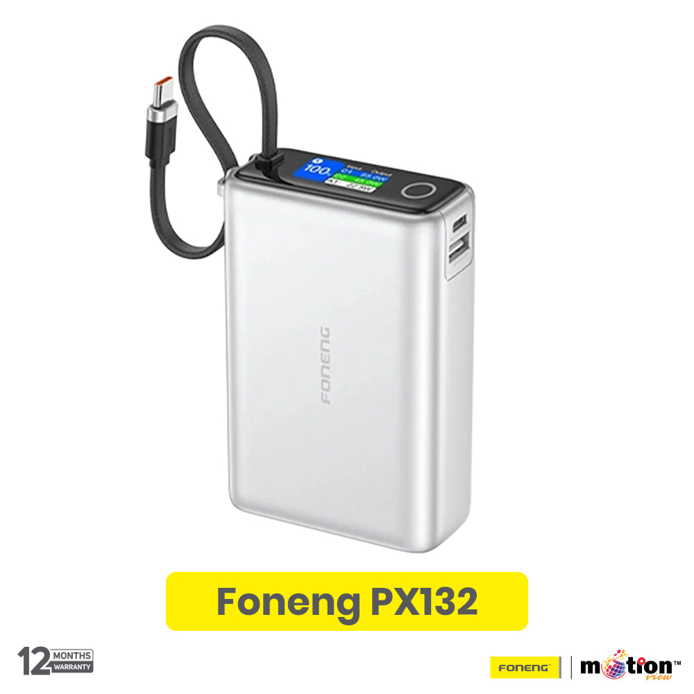 Foneng PX132 20000mAh Power Bank - Silver