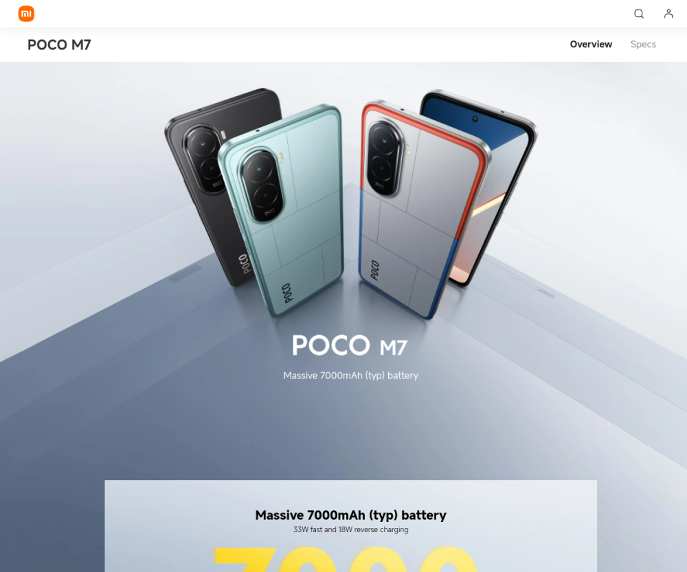 POCO M7 - Silver