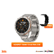 Kospet TANK T3 ULTRA 2 IP69K & 5 ATM Dive-proof (Special Edition) Dual Strap - Silver