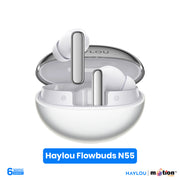 Haylou Flowbuds N55 54dB Deep ANC True Wireless Earphones - Silver