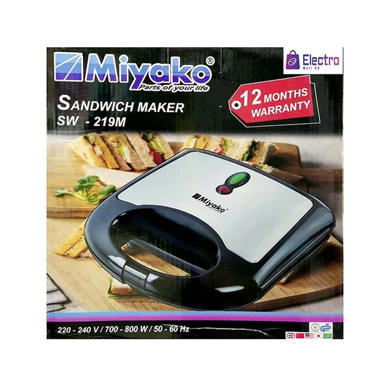 Miyako SW-219 MR Non-Stick Sandwich Maker