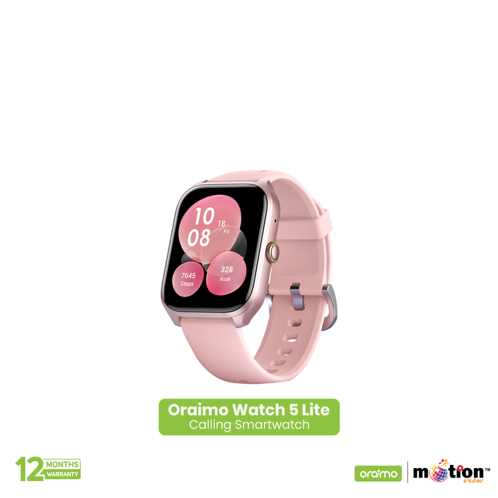 oraimo Watch 5 Lite BT calling Smart Watch(OSW-804) - Rose Gold