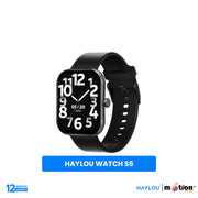 Haylou S6 2.01" TFT Bluetooth Calling With IP68 Water Resistance Smart Watch - Black