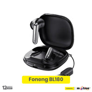 Foneng BL180 Bluetooth Earphone With ENC Plus ANC - Silver
