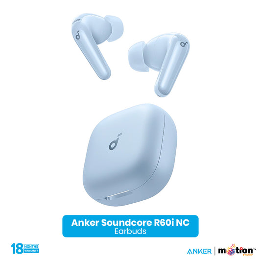 Anker Soundcore R60i NC True Wireless Earbuds with Adaptive ANC Up to 52dB - Blue