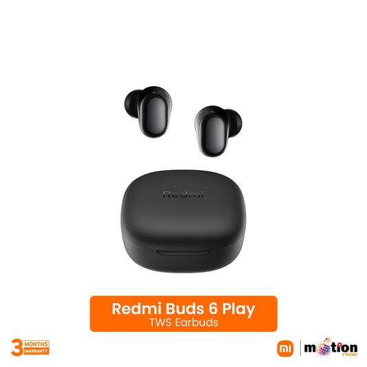 Redmi Buds 6 Play Bluetooth 5.4 Earbuds - Black - Default Title