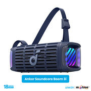 Anker Soundcore Boom 3i 50w Portable Bluetooth Speaker - Blue