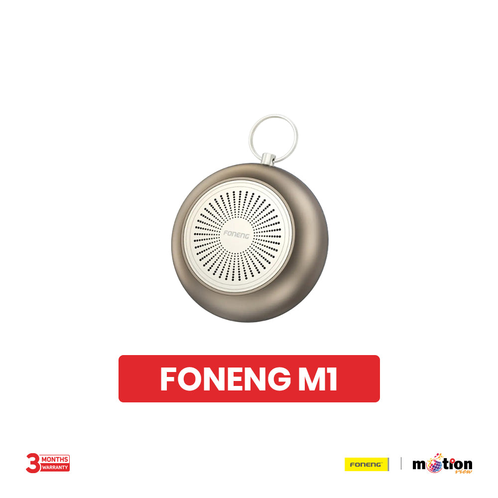 FONENG M1 (5W) Metal Body Portable Speaker - Brown