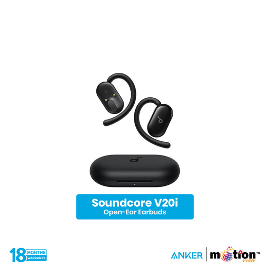 Anker Soundcore V20i Bluetooth Open-Ear Earbuds - Black