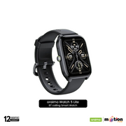 oraimo Watch 5 Lite BT calling Smart Watch(OSW-804) - Black