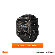 KOSPET TANK M4C 1.96" AMOLED 5 ATM Dive-proof SMARTWATCH - Black