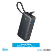 Anker 30W 10000mAh Power Bank - Black