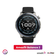 Amazfit Balance 2 AMOlED 1 5" Smart Watch with 10 ATM & Ges l6 Satelite)- Black - Default Title