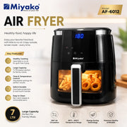 Miyako AF-6012 Air Fryer - 7.0 Liter