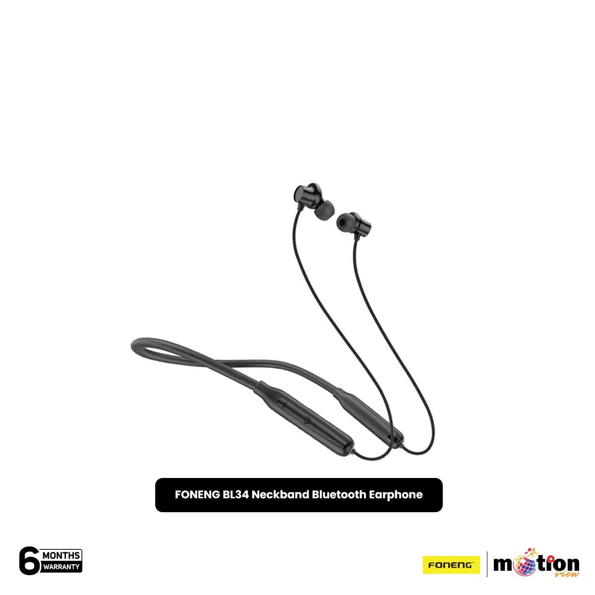 FONENG BL34 Neckband Bluetooth Earphone - Default Title