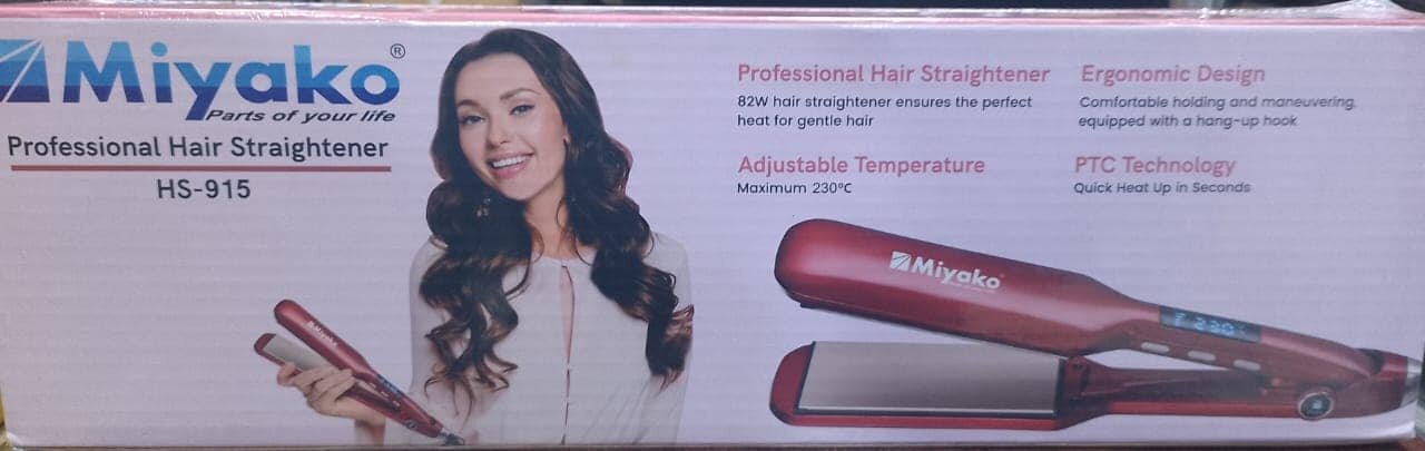 Miyako HS-915 Professional Electronic Hair Straightener