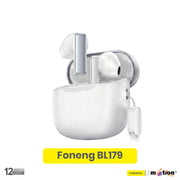 Foneng BL179 Bluetooth Earphone With ENC - White
