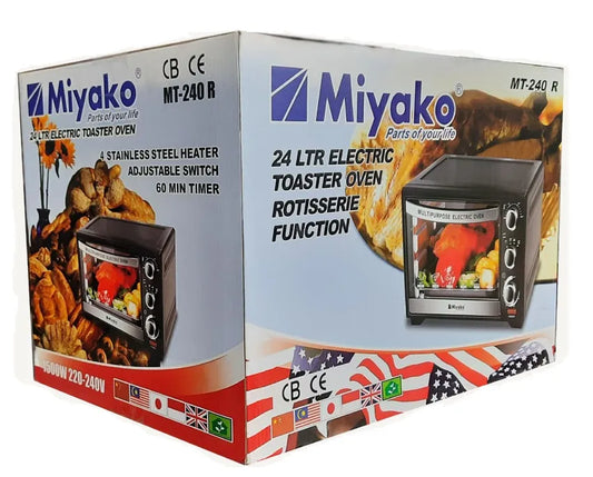 MIYAKO  MT-240R Electric Toaster Oven - 24 Ltr