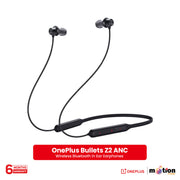 OnePlus Bullet Wireless Z2 ANC Bluetooth in Ear Earphones with 45dB Hybrid ANC Bluetooth Headset - Black