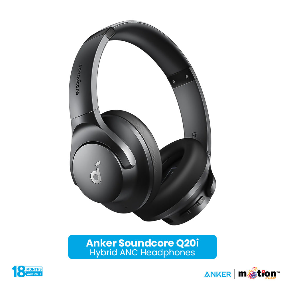 Anker Soundcore Q20i Hybrid ANC Headphones - Black