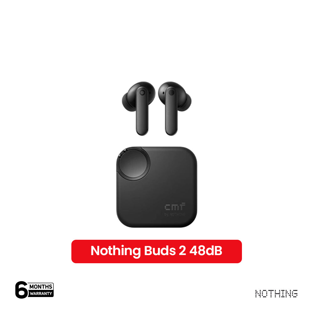 Nothing Buds 2 48dB ANC Wireless Earbuds - Dark Grey