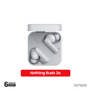 Nothing Buds 2a 42dB ANC TWS Earbuds - (Silver)