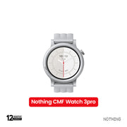 Nothing Watch 3Pro 1.43" AMOLED BT Calling Smart Watch - (Silver)