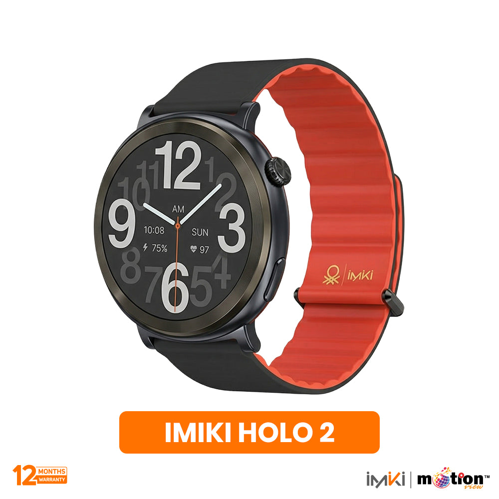 IMIKI HOLO 2 1.43" AMOLED With 1ATM Water Resistance Smart Watch with Magnetic Strap - Default Title