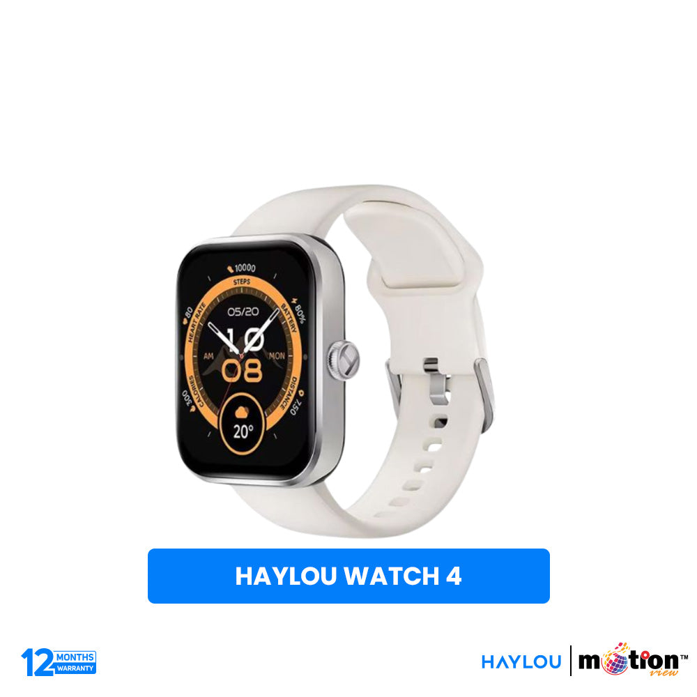 Haylou Watch 4 1.93" TFT HD Display With BT Calling Smart Watch - Silver