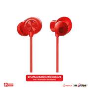OnePlus Bullet Z3 12.4 mm Drivers With 3D Spatial Audio Wireless Neckband - Red