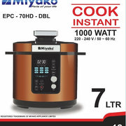 Miyako 7.0 Liter Electric Pressure Cooker Ð EPC-70HD