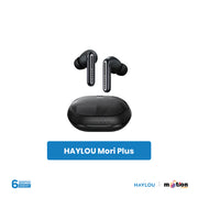 HAYLOU Mori Plus TWS Earbuds (Free Case) - Black