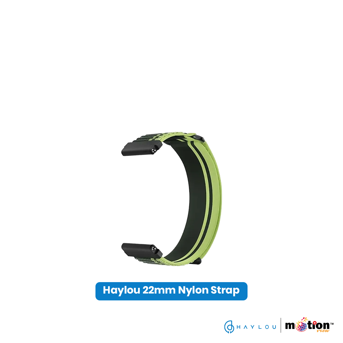 Haylou 22mm Braided Strap - Green