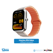 Haylou RS4 Max Calling Smart Watch - Silver