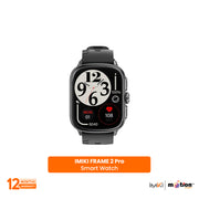 IMIKI Frame 2 Pro BT Calling Smartwatch - Black