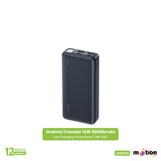 Oraimo Traveler 12W 20000mAh Fast Charging Power Bank (OPB-1201) - Default Title