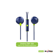 Oraimo half in-ear 3.5MM Earphone (OEP-320) - Blue