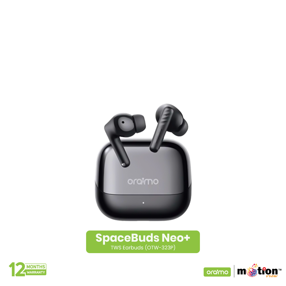 Oraimo SpaceBuds Neo+ TWS Earbuds (OTW-323P) - Black
