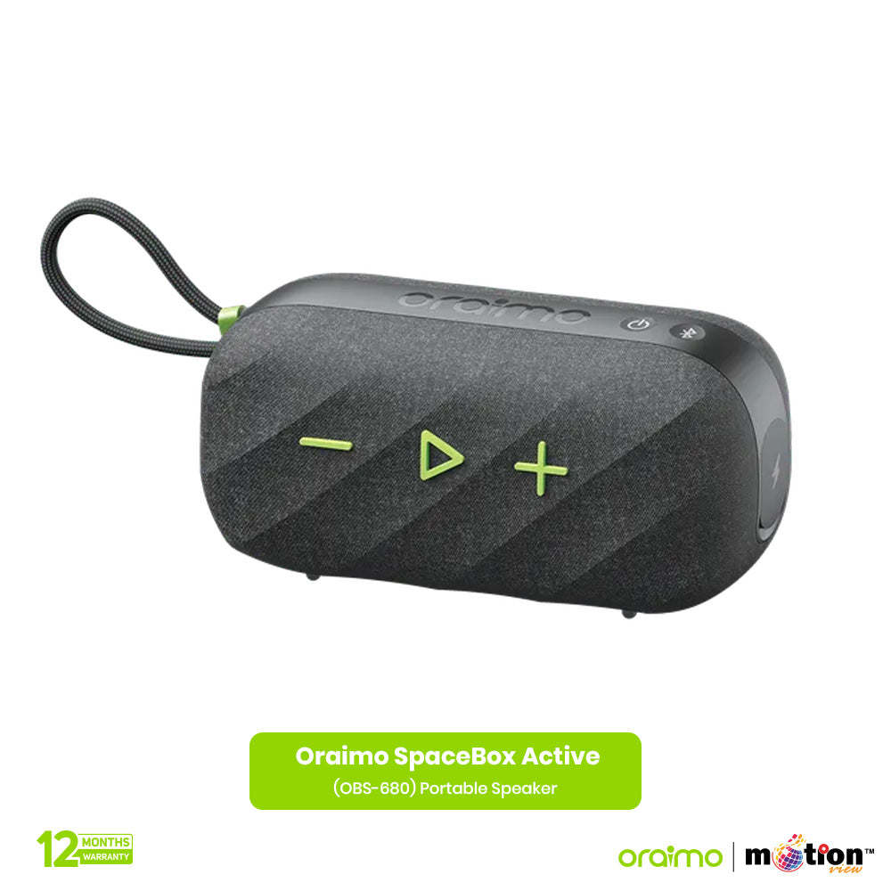 Oraimo SpaceBox Active Mini Speaker OBS-680 - Graphite Black