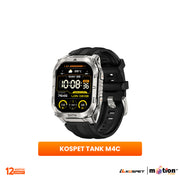 KOSPET TANK M4C 1.96" AMOLED 5 ATM Dive-proof SMARTWATCH - Silver