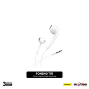 FONENG T15 Half-In-Ear 3.5mm Heavy Bass Earphone - Default Title