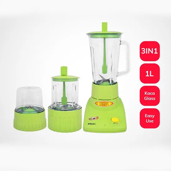 Miyako BL-302 PL 3 in 1 Blender - Dry & Wet Spices
