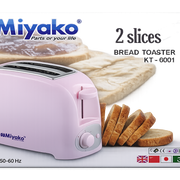 Miyako KT-6001 Bread Toaster - 2 Slice