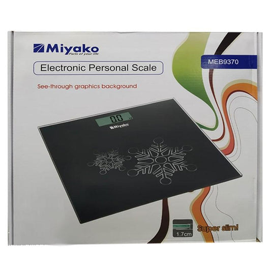 Miyako Weight Scale MEB-9370 (Glass Style Digital Weight Scale)